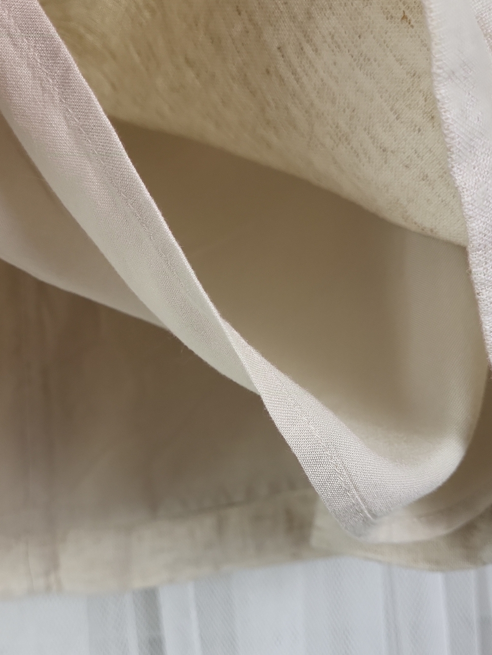 Abercrombie & Fitch Tie-Back Linen-Blend Shell Top. Size S - Picture 4 of 7